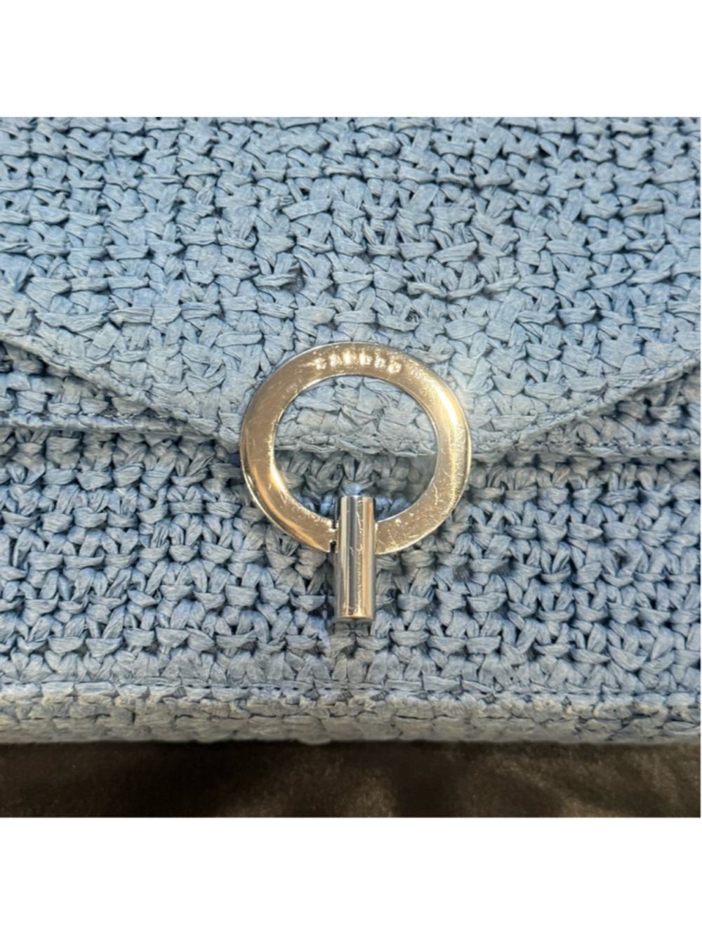 Sandro YZA Raffia Shoulder Bag - Picture 6 of 15